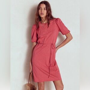 NEW Boden Cutwork detail short dress
